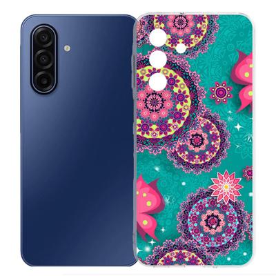 TPU Hoesje Samsung Galaxy A17 - Cirkels en Vlinders Backcover TPU Hoesje Samsung Galaxy A17 - Cirkels en Vlinders Backcover