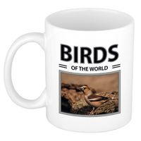 Foto mok Appelvink beker - birds of the world cadeau Appelvinkjes liefhebber - feest mokken - thumbnail
