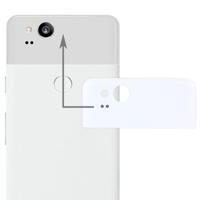 Google pixel 2 back cover top glazen lens cover (wit)