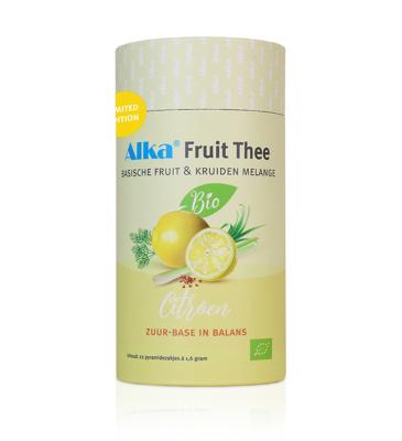 Basische fruitthee citroen biologisch - 22 zakjes