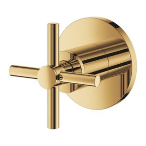 Grohe Atrio Inbouwthermostaat - 1 knop - stopkraan - met kruisgreep - cool sunrise 19069GL3