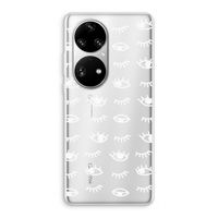 Eye pattern #3: Huawei P50 Pro Transparant Hoesje