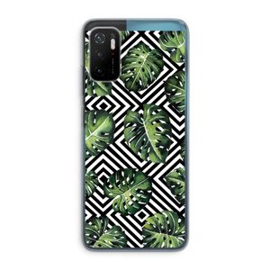 Geometrische jungle: Xiaomi Poco M3 Pro 5G Transparant Hoesje
