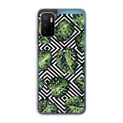 Geometrische jungle: Xiaomi Poco M3 Pro 5G Transparant Hoesje