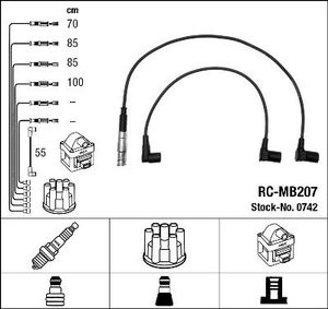 Bougiekabelset RCMB207