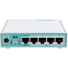 Mikrotik hEX bedrade router Gigabit Ethernet Wit