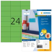 Etiket HERMA 4409 70x37mm groen 2400 etiketten