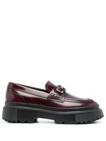 Hogan mocassins 40 mm en cuir - Rouge