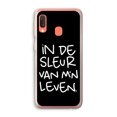 De Sleur: Samsung Galaxy A20e Transparant Hoesje