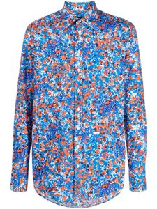 DSQUARED2 chemise en coton à fleurs - Bleu