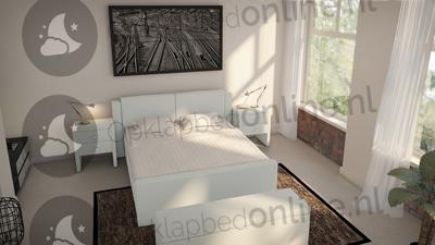 Elektrische boxspring 140 x 210 cm- stofkleur 1751