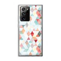 Gekleurde driehoekjes pastel: Samsung Galaxy Note 20 Ultra / Note 20 Ultra 5G Transparant Hoesje