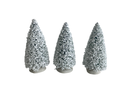 Besneeuwe Dennenboompjes 3 stuks - Oosterik home
