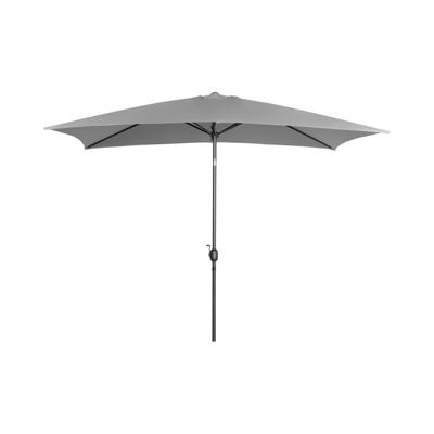 Parasol groot - donkergrijs - rechthoekig - 200 x 300 cm - kantelbaar
