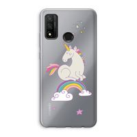 Regenboog eenhoorn: Huawei P Smart (2020) Transparant Hoesje