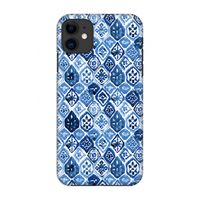 Blauw motief: Volledig geprint iPhone 11 Hoesje
