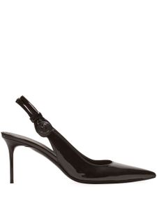 Balmain escarpins Azia 75 mm en cuir verni - Noir