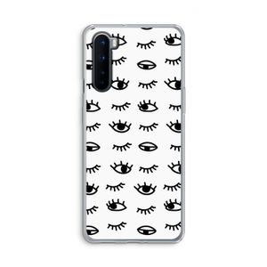 Eye pattern #2: OnePlus Nord Transparant Hoesje