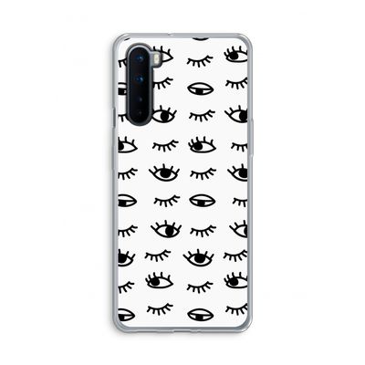 Eye pattern #2: OnePlus Nord Transparant Hoesje