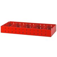 Facom Matrix Legplank met 4 Verwijderbare Tussenschotten | 682,5x275x90mm - U50030090 Facom Matrix Legplank met 4 Verwijderbare Tussenschotten | 682,5x275x90mm - U50030090