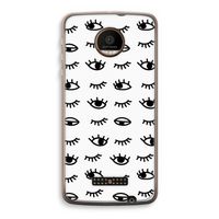 Eye pattern #2: Motorola Moto Z Force Transparant Hoesje