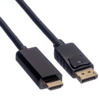 ROLINE 11.04.5785 video kabel adapter 1 m DisplayPort Zwart - thumbnail