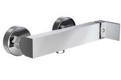 IDROVIA ééngreepsmengkraan douche, chroom keramische schijven geluidsarme, verwisselbare 35 mm cartouche ½" (Ø ca. 1,9 cm) verbinding voor doucheslang zijdelingse metalen greep garantie: 5 j