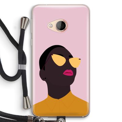 Yellow glasses: HTC U Play Transparant Hoesje met koord