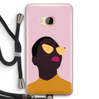 Yellow glasses: HTC U Play Transparant Hoesje met koord