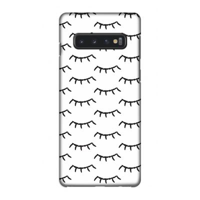 Wimpers: Samsung Galaxy S10 4G Volledig Geprint Hoesje