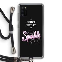 Sparkle quote: Samsung Galaxy A41 Transparant Hoesje met koord Sparkle quote: Samsung Galaxy A41 Transparant Hoesje met koord