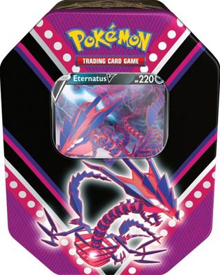 Pokémon boosterset V Power Tin Eternatus paars Pokémon boosterset V Power Tin Eternatus paars