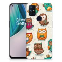OnePlus Nord N10 5G | TPU Hoesje | Vrolijke Uilen