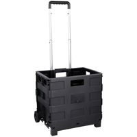 Opvouwbare boodschappenkrat/trolley 36 cm   -