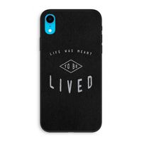 To be lived: iPhone XR Biologisch afbreekbaar hoesje