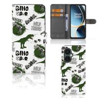 Telefoonhoesje | Met pasjeshouder | voor OnePlus Nord CE 3 Lite Dinosaurus