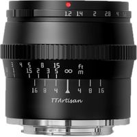 TTArtisan APS-C 50mm F1.2 Canon RF mount zwart OUTLET - thumbnail