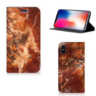 Apple iPhone X | Xs | Standcase | Marmer Bruin