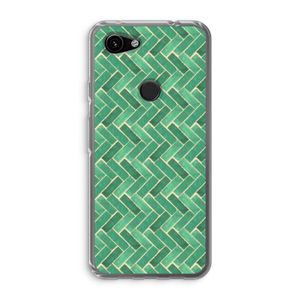 Moroccan tiles 2: Google Pixel 3a Transparant Hoesje