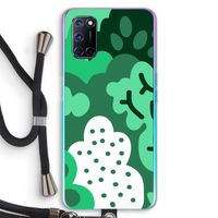 Bushes: Oppo A72 Transparant Hoesje met koord Bushes: Oppo A72 Transparant Hoesje met koord