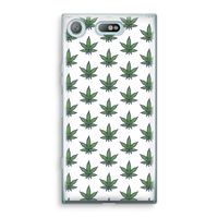 Weed: Sony Xperia XZ1 Compact Transparant Hoesje