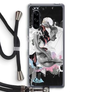 Camouflage de sommeil: Sony Xperia 5 Transparant Hoesje met koord