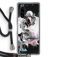 Camouflage de sommeil: Sony Xperia 5 Transparant Hoesje met koord