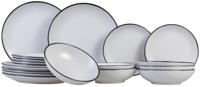 Cosy & Trendy Serviesset Speckle - Wit 18-delig / 6 personen - 6 dinerborden, 6 diepe borden en 6 ontbijtborden Cosy & Trendy Serviesset Speckle - Wit 18-delig / 6 personen - 6 dinerborden, 6 diepe borden en 6 ontbijtborden
