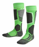 Falke SK2 Intermediate Skisok Kinderen Vivid Green 23-26