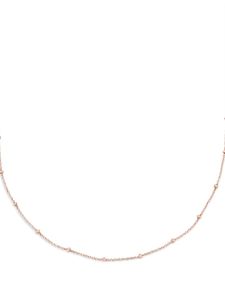 Monica Vinader collier en chaine serti de perles - Rose