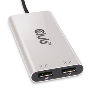 Club 3D Thunderbolt 3 naar Dual DisplayPort displayport splitter