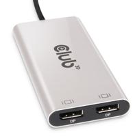 Club 3D Thunderbolt 3 naar Dual DisplayPort displayport splitter - thumbnail