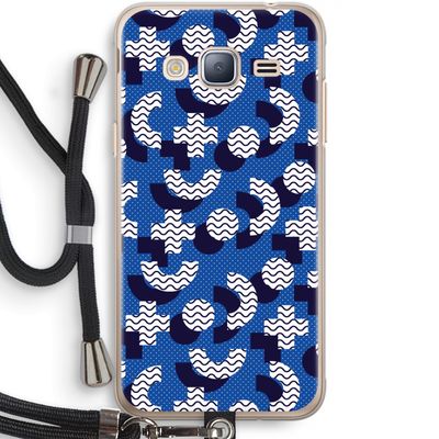 8-bit N°5: Samsung Galaxy J3 (2016) Transparant Hoesje met koord