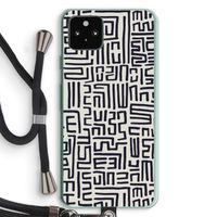 Moroccan Print: Pixel 5a 5G Transparant Hoesje met koord